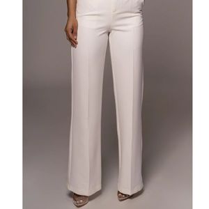 JLUXLABEL Dolly White Tailored Trousers
